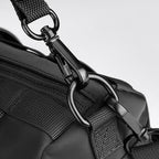 MarkRyden Global black crossbody bag strap hardware detail