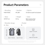 Mark Ryden DynaPack sleek multi-compartment laptop bag black/gray anti-theft design