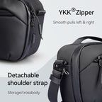 Black Switchstorage III waterproof storage bag with YKK zipper & detachable shoulder strap - MARK RYDEN Global