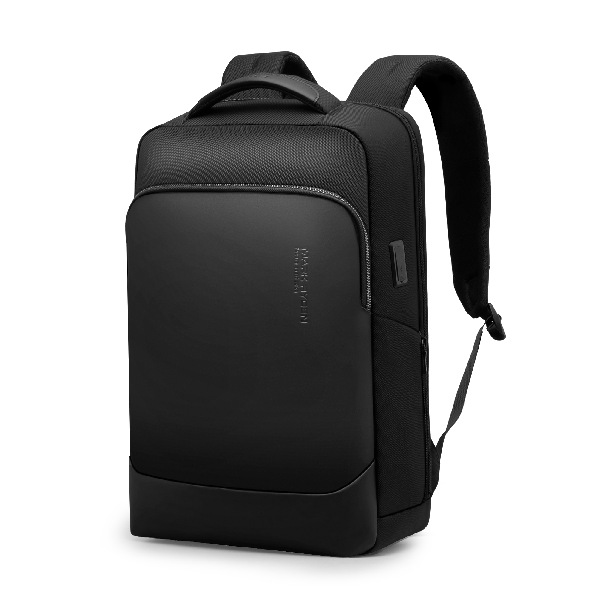 Black Mark Ryden premium multi-feature backpack with padded straps and zippered compartments