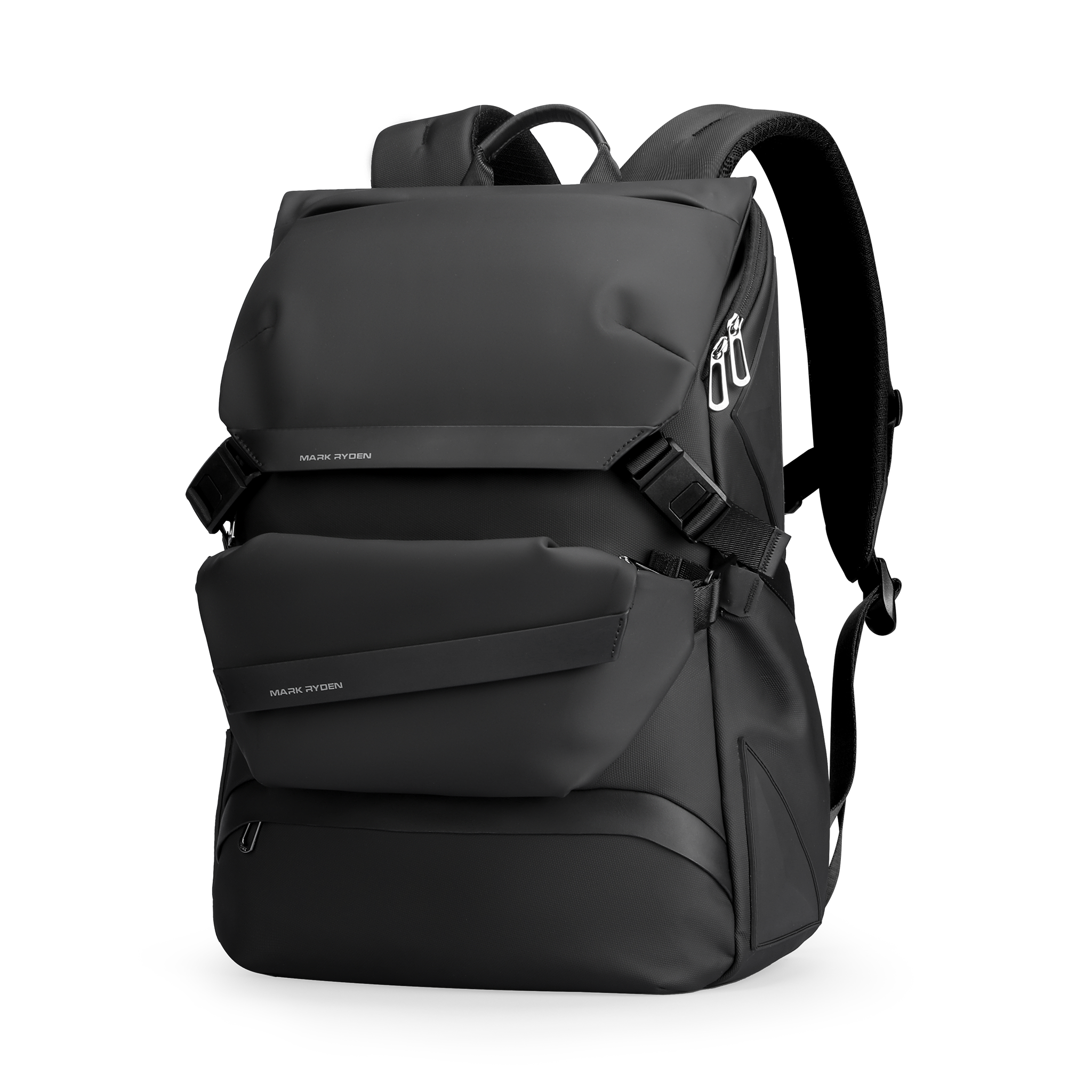 Mark Ryden black multi-functional two-in-one combination backpack