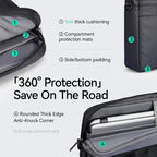 MarkRyden Classic IV commuter briefcase with 360° protection, cushioning & mats