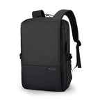 Mark Ryden Global super light black waterproof leather commuter backpack