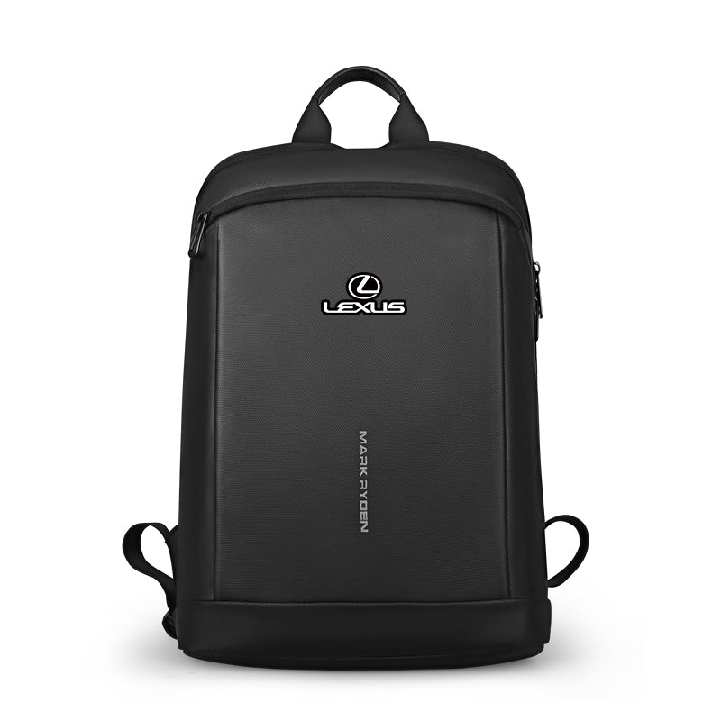 Black Mark Ryden anti-theft backpack with Lexus logo customization