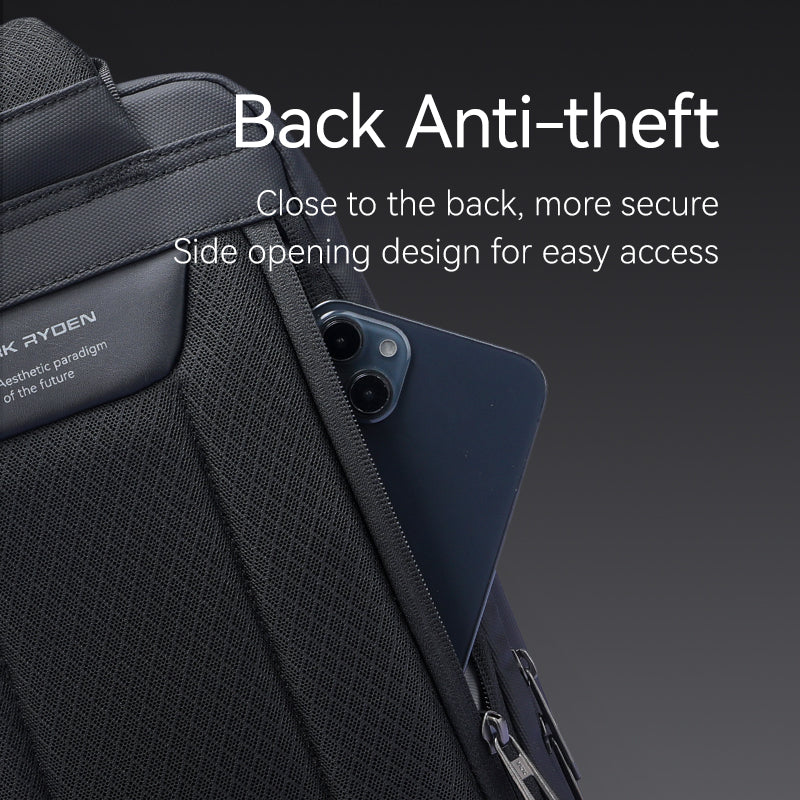 Mark Ryden Global mini polycom anti-theft crossbody bag with secure side opening