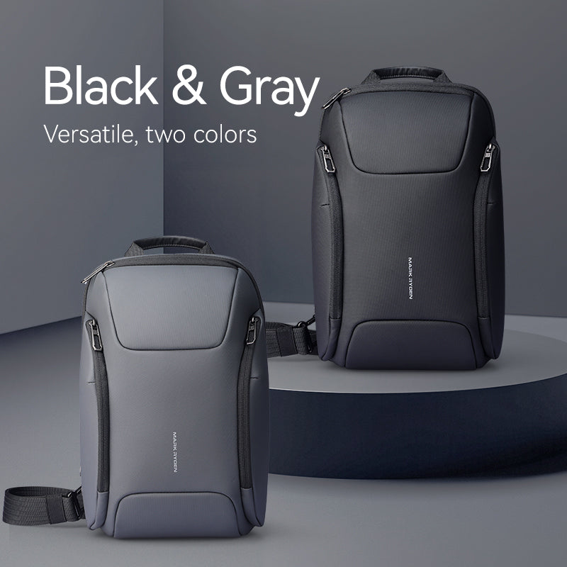 Mark Ryden mini polycom iPad-capable crossbody bags - black/gray, modern anti-theft