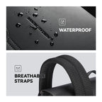 Mark Ryden black Oxford waterproof backpack with breathable straps