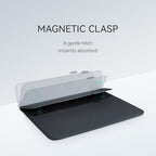 MarkRyden Global modern slim laptop bag with magnetic closure feature