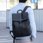 MarkRyden Global professional black anti-theft commuting backpack