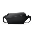 Mark Ryden Global black leather large capacity city commuter messenger bag