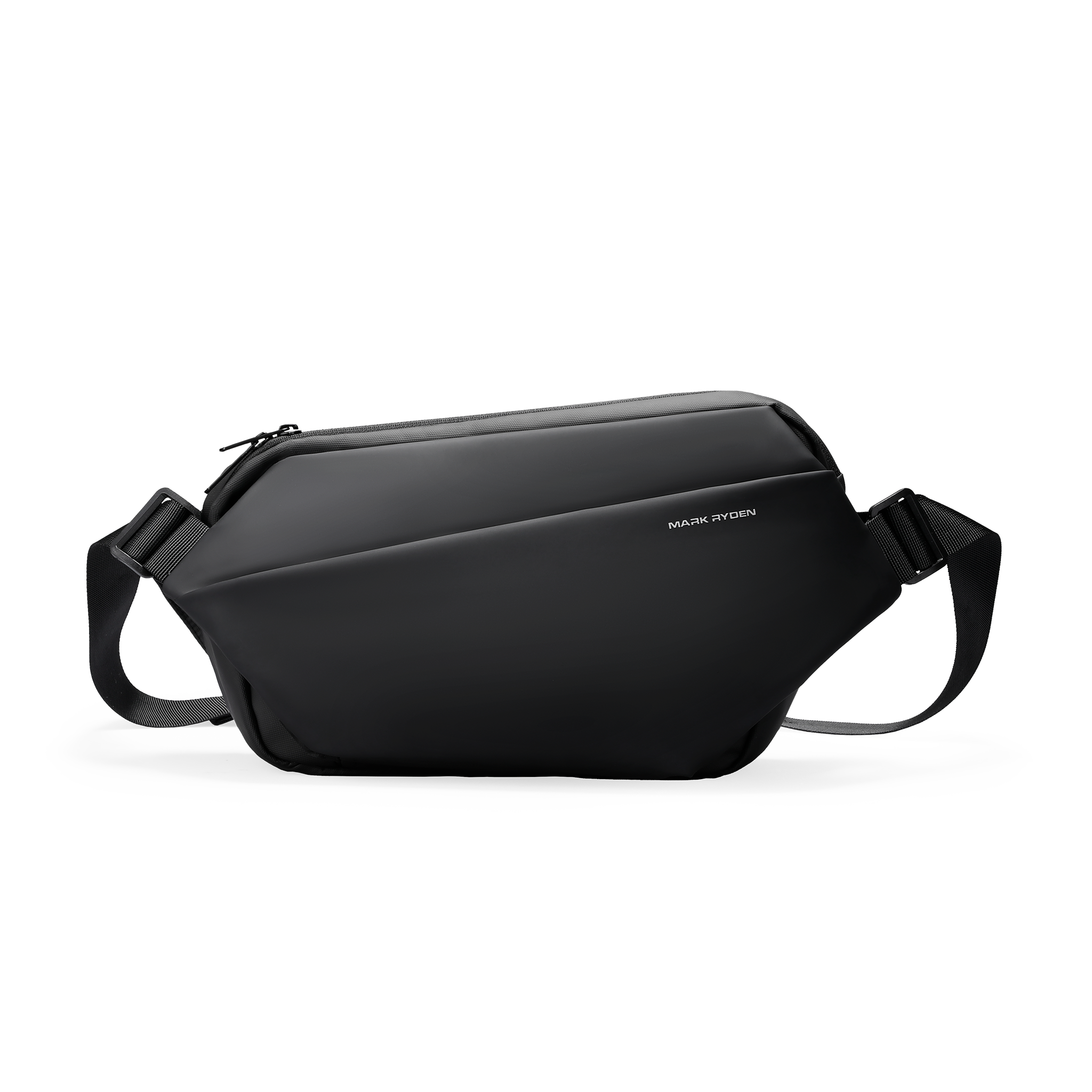 Mark Ryden Global black leather large capacity city commuter messenger bag