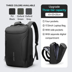 MarkRyden Compacto Pro daily backpack - 3-colors, 17.3" laptop, 4 pockets