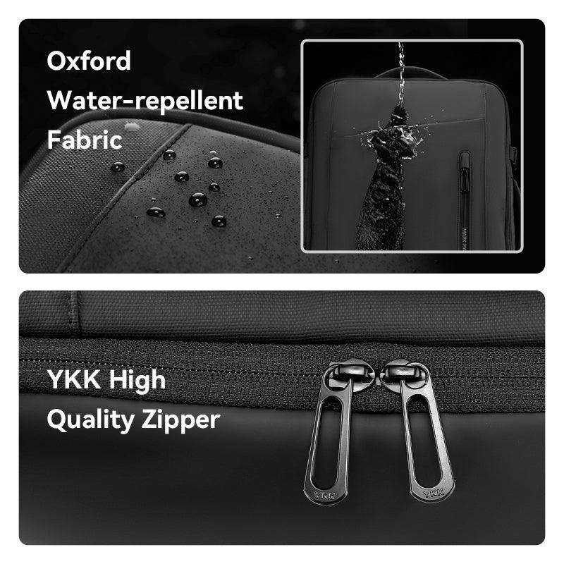 Mark Ryden Global expandable laptop backpack - water-repellent Oxford fabric & YKK zipper