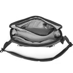 MarkRyden Global Harvey leather waterproof messenger bag interior with compartments