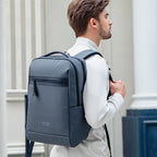 MarkRyden UrbanFlex Lite gray lightweight business backpack with computer compartment