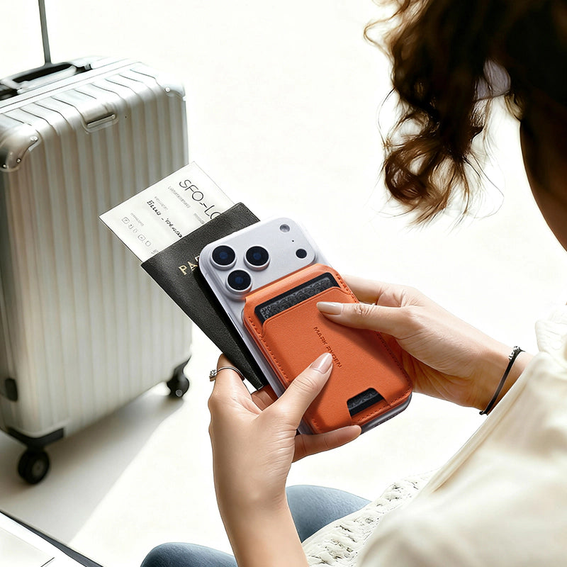 MARKRYDEN MagFold MagSafe Foldable Card Holder Wallet model view