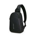 MarkRyden black mini city sling bag, ergonomic compact design