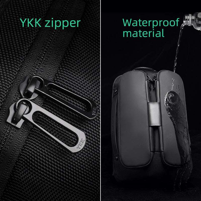 Premium Double Pack Crossbody Bag with YKK zipper & waterproof material