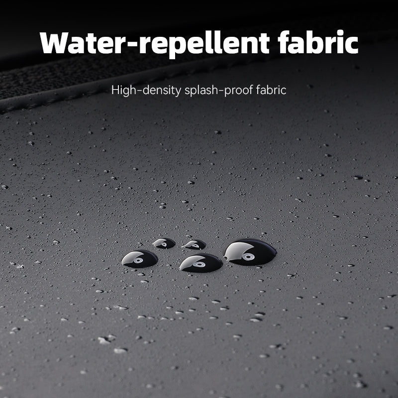 Mark Ryden ChargeFlex smart backpack water-repellent fabric demo