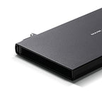 Mark Ryden Global's sleek black ultra-thin metal card holder for anti-theft protection