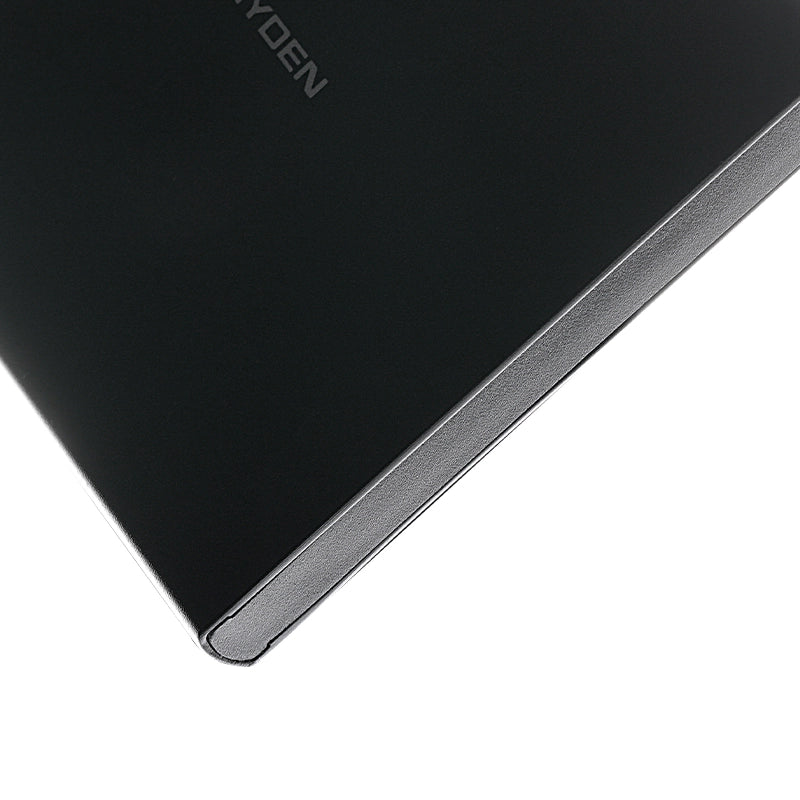 MarkRydenGlobal ultra-thin metal card holder - sleek black design with silver edge detail