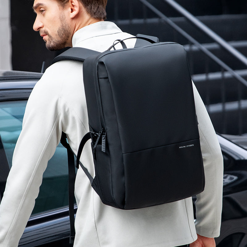 Mark Ryden Global super light multi-compartment waterproof leather computer commuter backpack