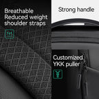 ZenOrganizer compact laptop backpack with breathable mesh straps