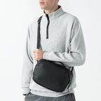 AquaLite waterproof PU leather sling bag modern daily