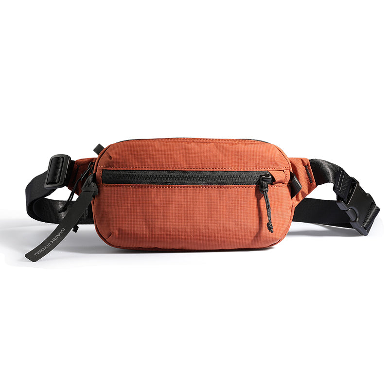 MarkRyden Global orange anti-theft crossbody bag with RFID protection