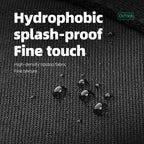 MARK RYDEN BreezePack backpack - black ripstop fabric, hydrophobic splash-proof