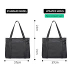 Mark Ryden Global TechSafe messenger bag comparison: standard vs updated model with new computer layer