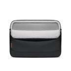 MarkRyden Global's black ultra-thin laptop sleeve with gray interior padding