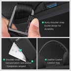 MARK RYDEN StealthChest RFID secure chest bag with buckle, card pocket & leather handle