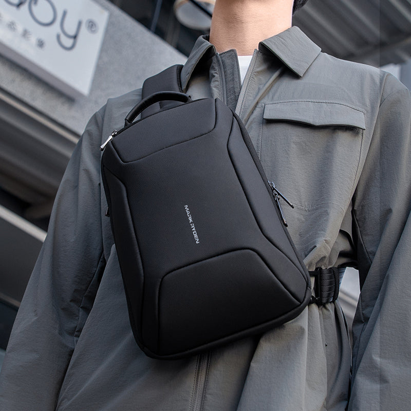 Mark Ryden StealthChest black RFID chest bag for urban operator