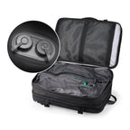 MarkRyden Global black smart-compression travel backpack with anti-theft dials | Frequent flyer essential