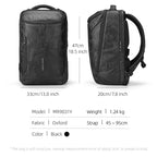 Mark Ryden Global's black tactical commuter backpack with camouflage pattern - 30L MR9031Y model