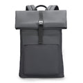 MARK RYDEN Global dark gray minimalist roll-top daily commute backpack