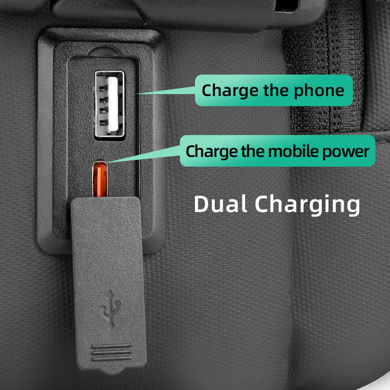 Mark Ryden Global mochila l waterproof dual USB charging backpack