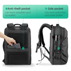 Anti-theft pocket backpack with side water bottle pocket - Mark Ryden Global
