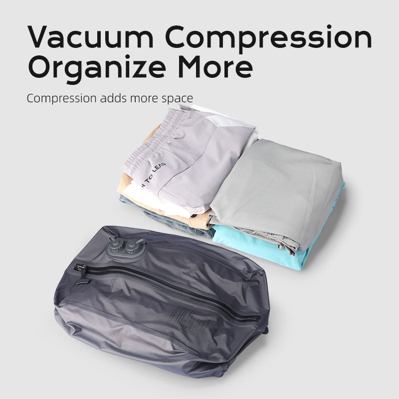 MarkRyden Global VacSpace Pro self-compressing ziplock bags organizing clothes