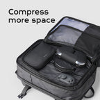 Mark Ryden Global backpack with VacSpace Pro self-compressing bags for clothing storage