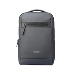 Gray UrbanFlex Lite lightweight business backpack with front zip pocket, side pockets, and separate computer compartment by Mark Ryden