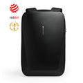 Mark Ryden Global Ratio Arc EVA waterproof laptop backpack - sleek black design with Red Dot award badge