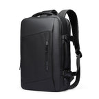 Mark Ryden Global expandable laptop backpack - sleek black design with multiple compartments