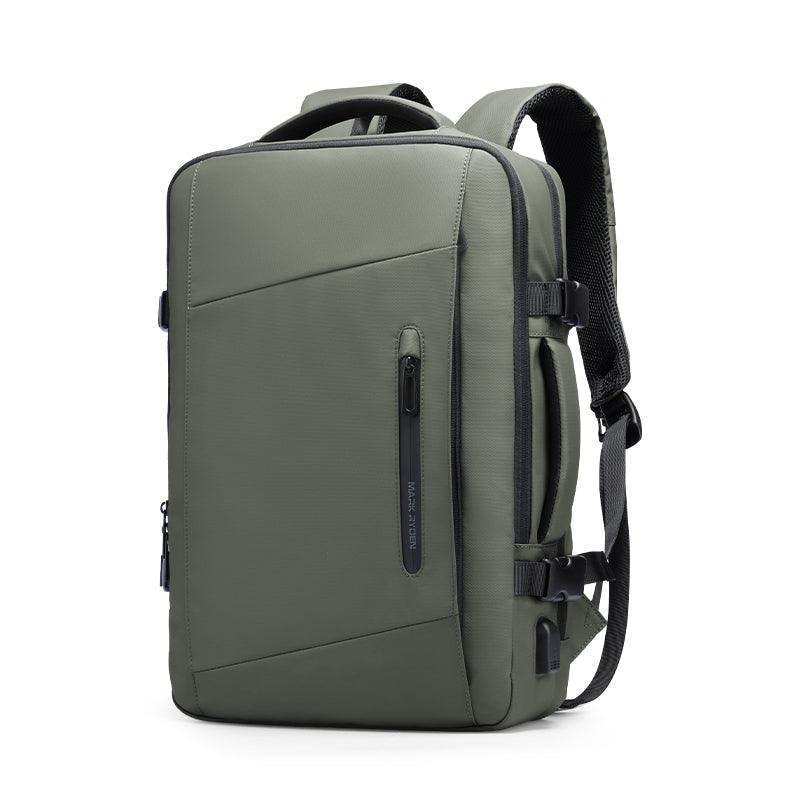 MarkRyden Global Expandos versatile expandable laptop backpack olive green anti-theft modern traveler