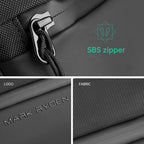 Mark Ryden Global Fingon III waterproof crossbody bag with SBS zipper and embossed logo