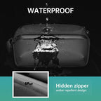 Mark Ryden Fingon III waterproof crossbody bag with water splash demo