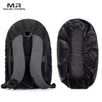 MarkRyden black waterproof rain cover for 15-20L backpacks